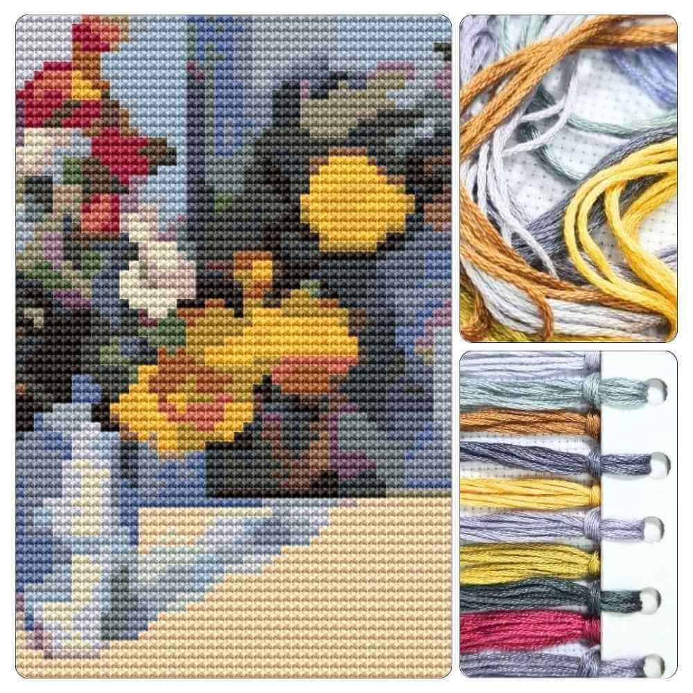 Still Life Mini Cross Stitch Kit
