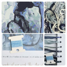 Blue Nude Mini Cross Stitch Kit | Pablo Picasso