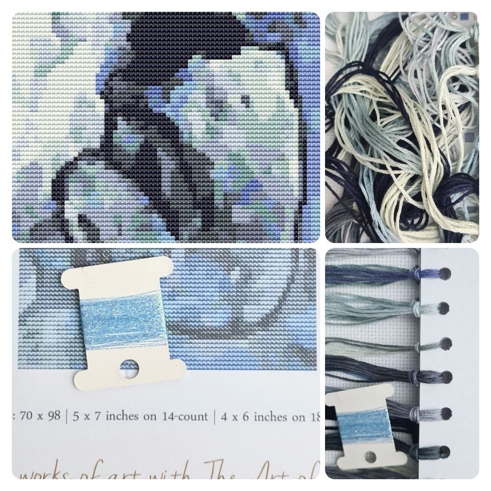 Blue Nude Mini Counted Cross Stitch Kit | Pablo Picasso