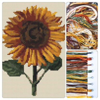 Sunflower Mini Cross Stitch Kit