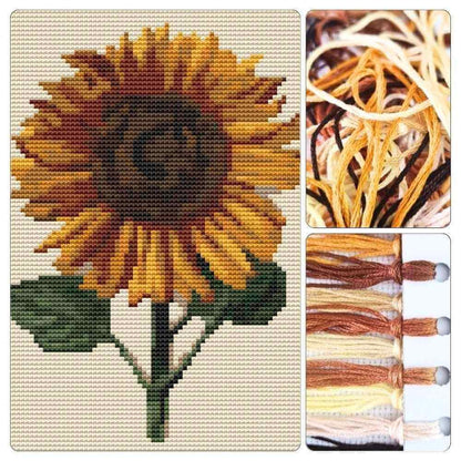 Sunflower Mini Cross Stitch Kit