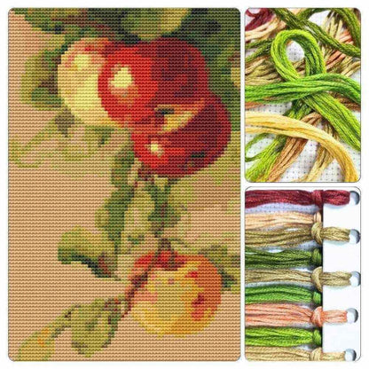 Apples Mini Cross Stitch Kit