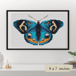 The Blue Butterfly Mini Cross Stitch Kit