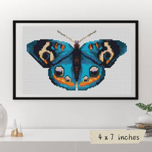 The Blue Butterfly Mini Cross Stitch Kit