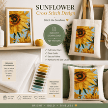 Sunflowers Cross Stitch Pattern