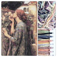 The Soul of the Rose Cross Stitch Kit - Premium Cross Stitch Kit - John William Waterhouse