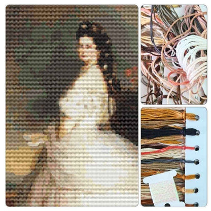 Empress Elizabeth of Austria Cross Stitch Kit