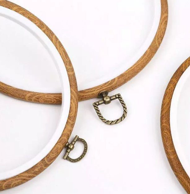 Faux Wood Plastic Hoops | The Art of Stitch